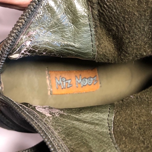 Miz Mooz Green Leather Boots - Picture 15 of 15